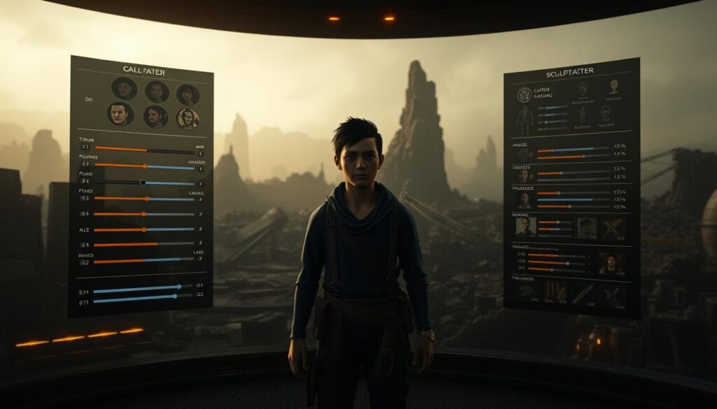 survival game character customization
