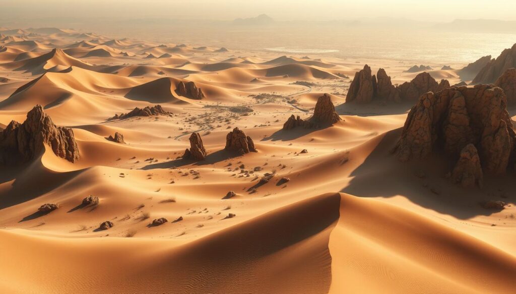 visual art direction desert planet